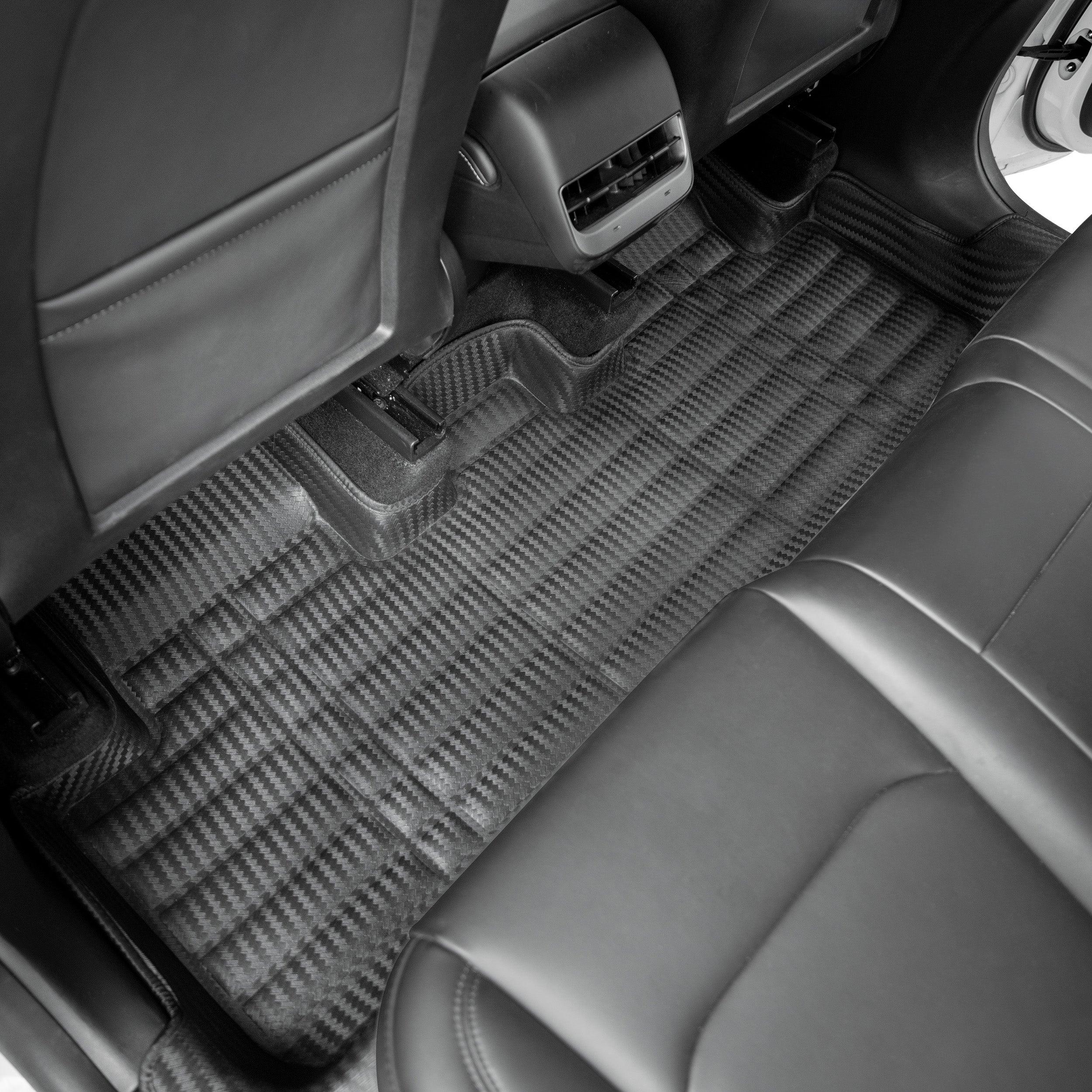 West Liners Floor Mats for Tesla Model Y (Not fit Juniper) Extreme Coverage GapZero Fit  360° Full Cabin Protection